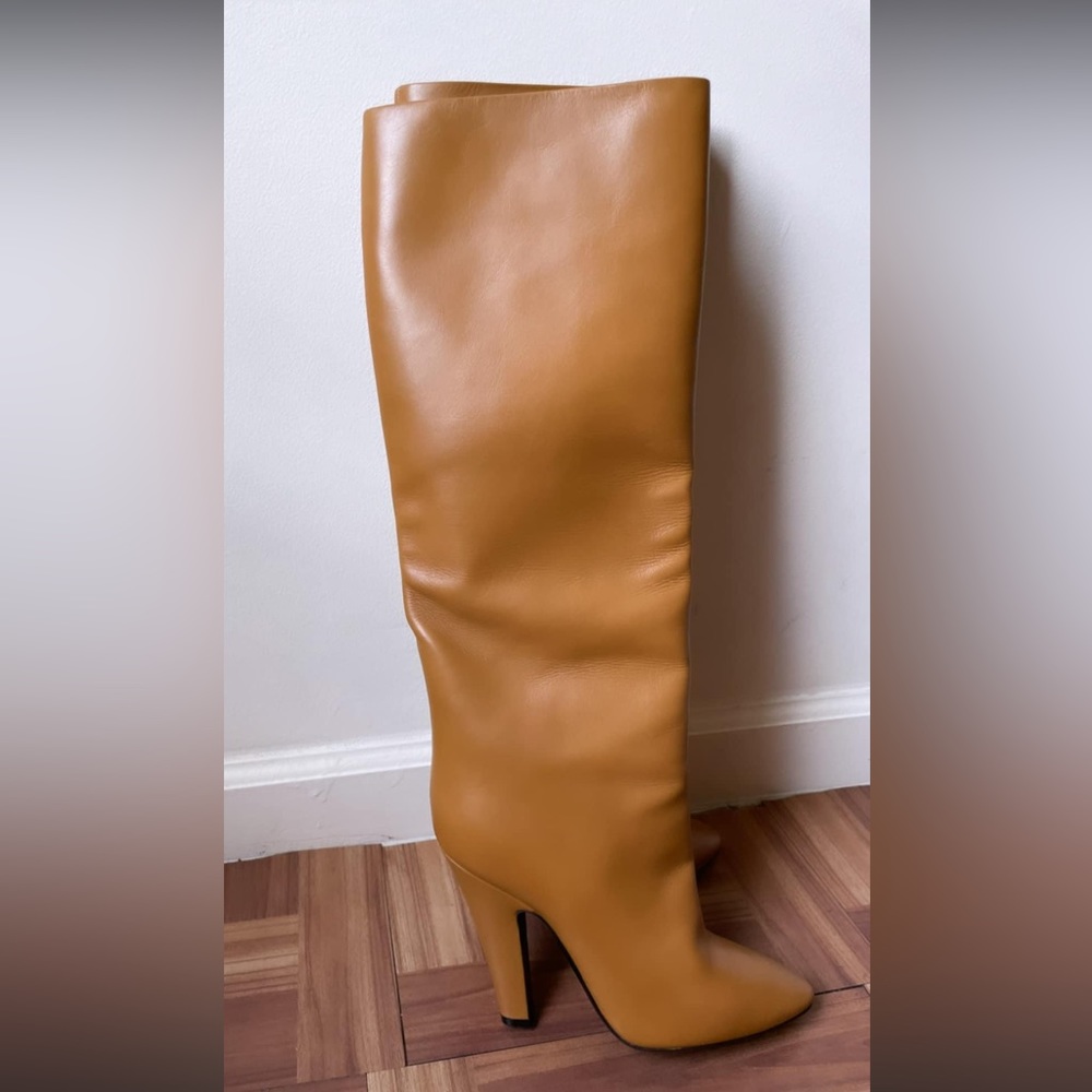 Saint Laurent Cognac Boots